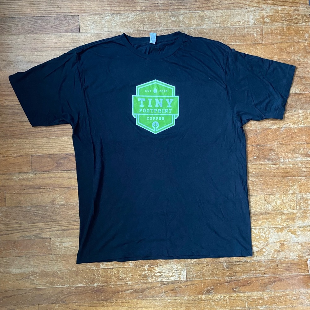 Tiny Footprint Coffee Graphic T
